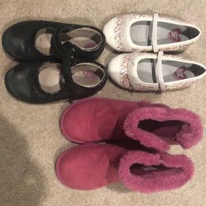 Three pair lot of stride rite shoes size 10
